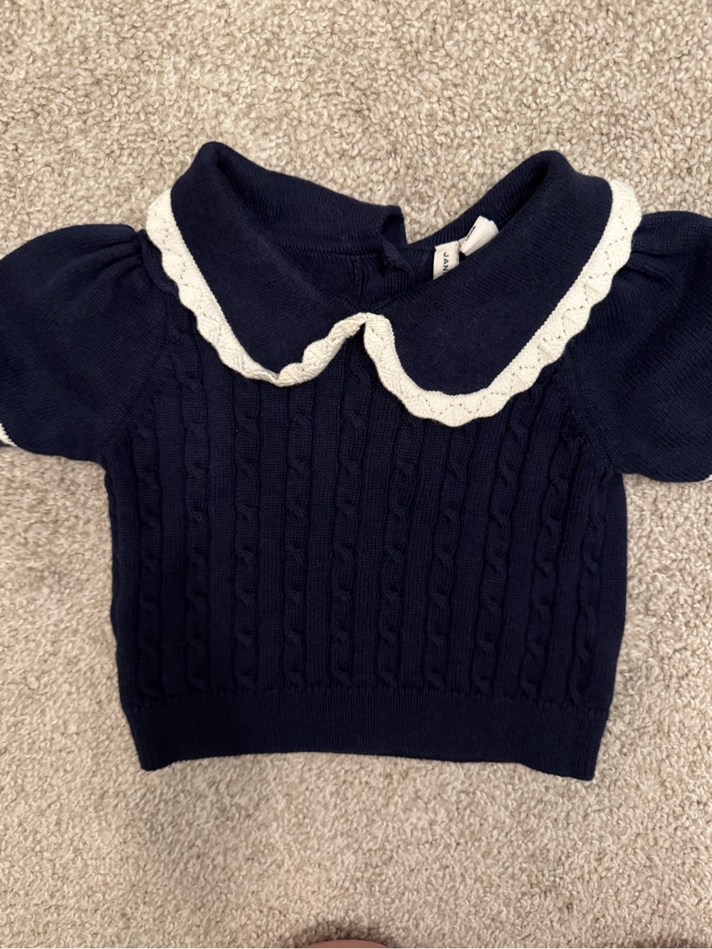 Janie and Jack short sleeve sweater
